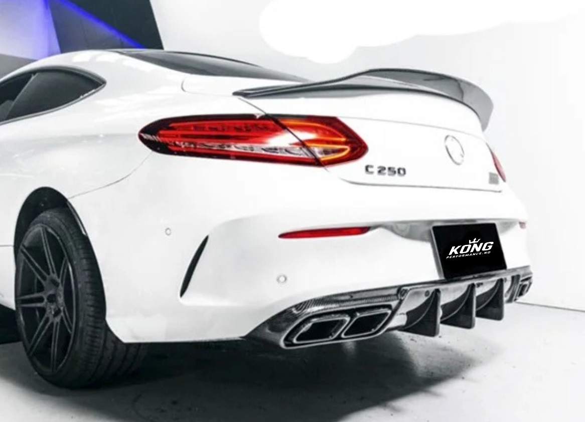 KONG PSM Style Carbon Fiber Rear Spoiler – Mercedes-Benz C-Klasse Coupé (W205, 2014–2021)