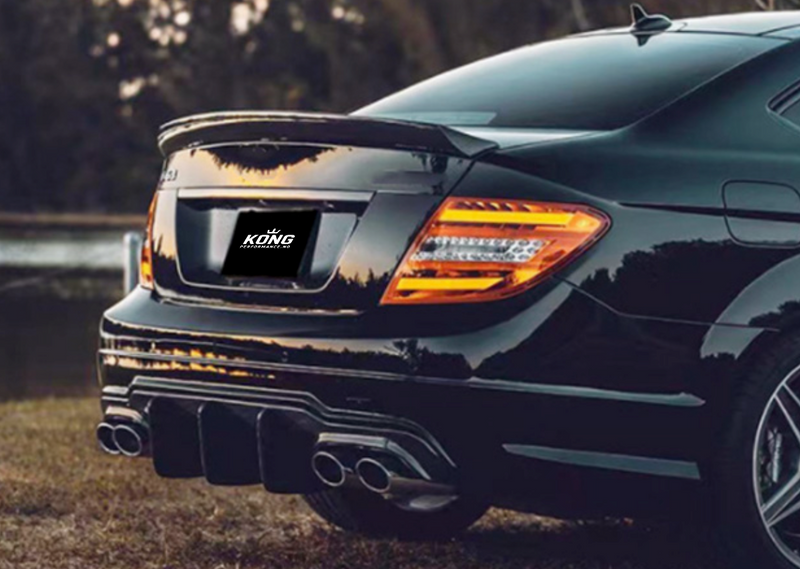 KONG Carbon Bagasjeroms spoiler – Mercedes-Benz C-Klasse W204 Sedan (2007–2013) KONG PERFORMANCE