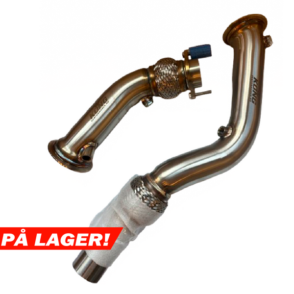 KONG Exhaust Catless Downpipe — BMW M3 F80 / M4 F82 (S55) 2014+