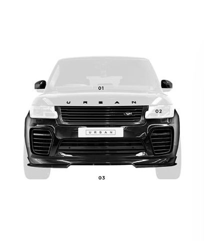 Urban Automotive Range Rover L405 URBAN støtfangerpakke (2018–2022, bensin)