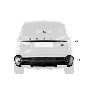 Urban Automotive Range Rover L405 URBAN støtfangerpakke (2018–2022, bensin)