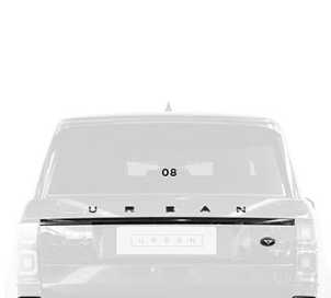Urban Automotive Range Rover L405 karbon overlay til bakluke
