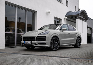 Techart Porsche Cayenne Turbo SportDesign Front Spoiler — 3/4 perspektiv