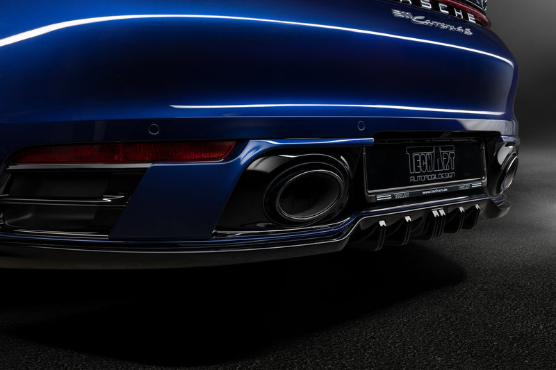 TECHART Diffusor-tillegg Bakfanger — Porsche 992 Carrera (992.1)
