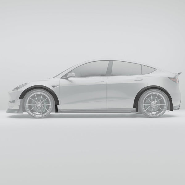 Tesla Model Y 2021-2024 Carbon Fiber Skjermbreddere