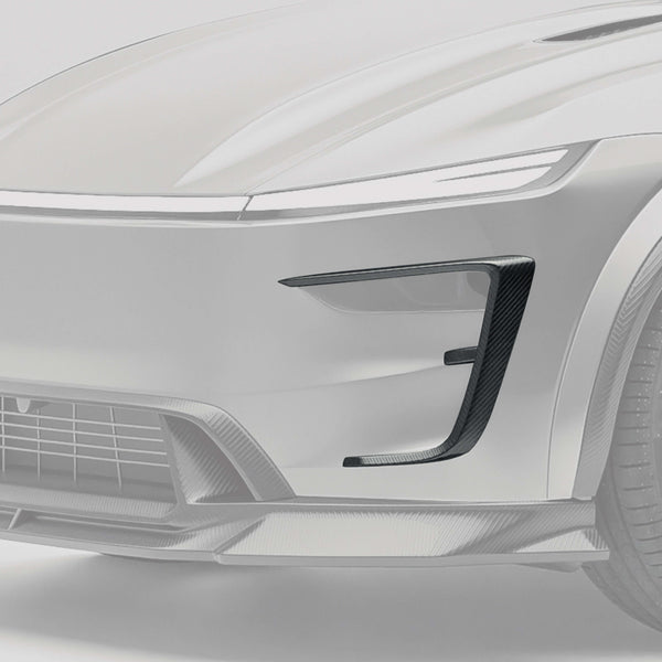 Tesla Model Y Premium (Juniper) Carbon Fiber Front Canards