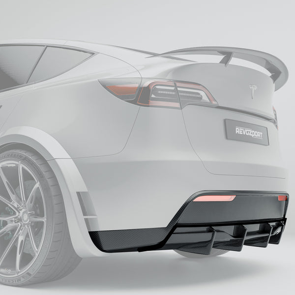 Tesla Model Y 2021-2024 Carbon Fiber Diffuser