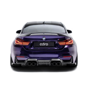 ADRO BMW F8X M3/M4 Rear Diffuser V2 — Carbon Fiber (2014–2020)