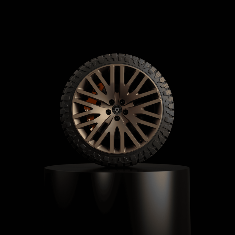 Heritage Customs Black Crow 22" Felg – Land Rover