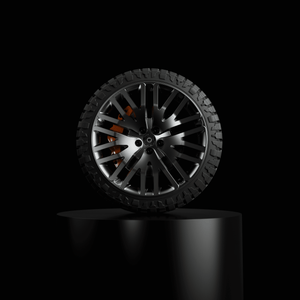 Heritage Customs Black Crow 22" Felg – Land Rover