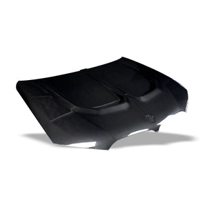 BMW X6 G06 LCI Carbon Fiber Hood shown from a front three-quarter angle