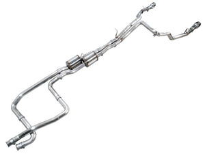 AWE 0FG Catback Eksosanlegg — RAM 1500 RHO 3.0L I6 Twin Turbo (2025+)