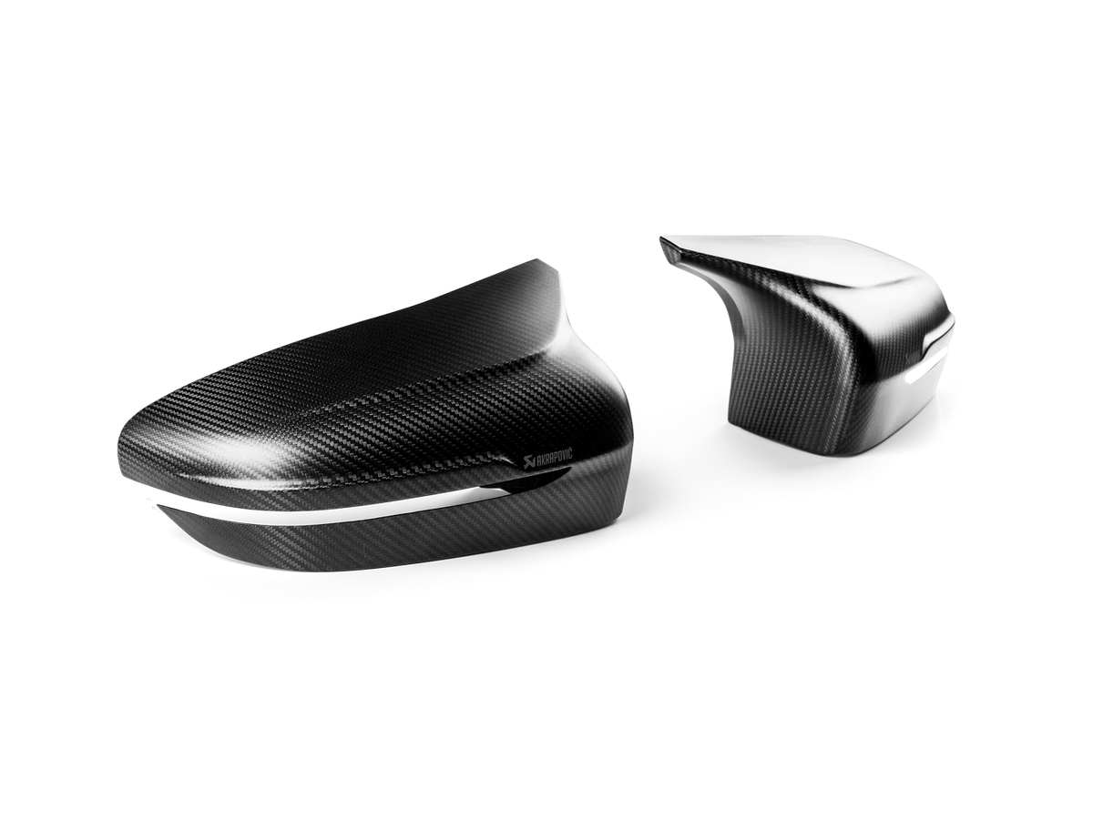 Akrapovic Carbon Fibre Mirror Cap Set - Matte | BMW M5 (F90) / M8 (F91/F92/F93)