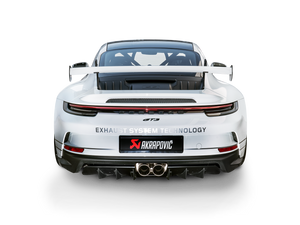 Akrapovič Evolution Header Set Titanium Porsche 992 GT3 — installert
