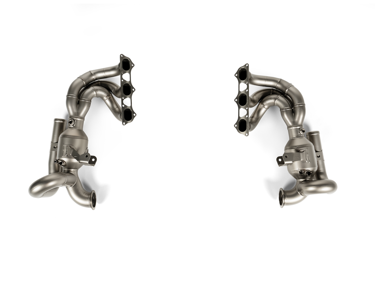 Akrapovič Evolution Header Set Titanium E-PO/T/9 Porsche 911 GT3 RS S/T 992 — produktvisning