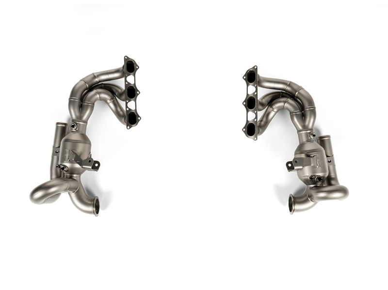 Akrapovič Evolution Header Set Titanium E-PO/T/9 Porsche 911 GT3 RS S/T 992 — produktvisning