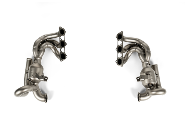 Akrapovič Evolution Header Set Titanium — Porsche 911 GT3 RS / S/T (992) 2026 / GT3 Touring (992.2)