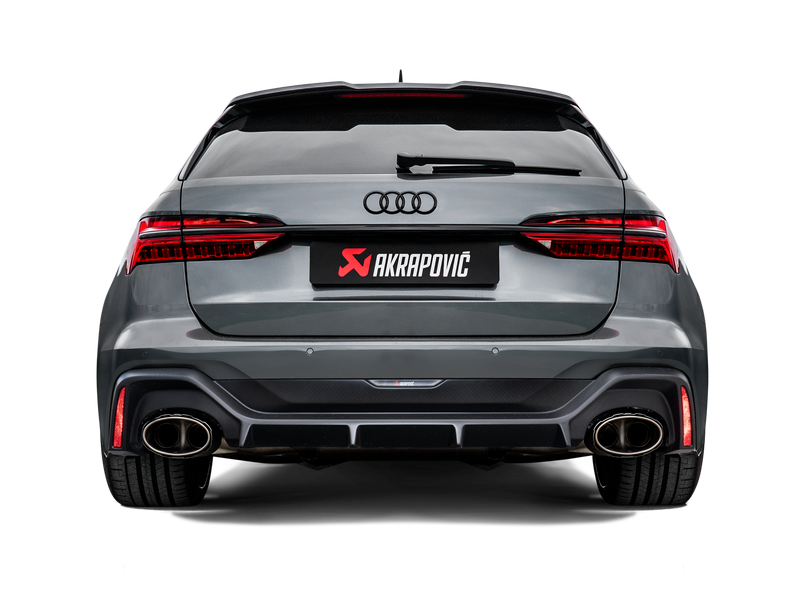 Akrapovič RS6 C8 Evolution Line — bakvinkel carbon tips
