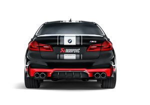 Akrapovič Evolution Line Titanium BMW M5 F90 — installert bak