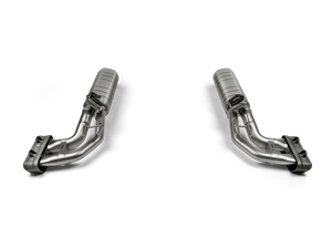 Akrapovic AMG G63 W465 Evolution Line — bakvinkel titaniumtupper