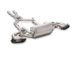 Akrapovic AMG GT Roadster Evolution Line — bakvinkel carbon tips