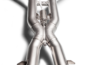Akrapovic Mercedes-AMG GT S Roadster Evolution Titan — detalj X-forbindelse