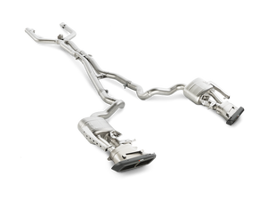 Akrapovic C63 W205 S205 Evolution Line — bakvinkel carbon tips