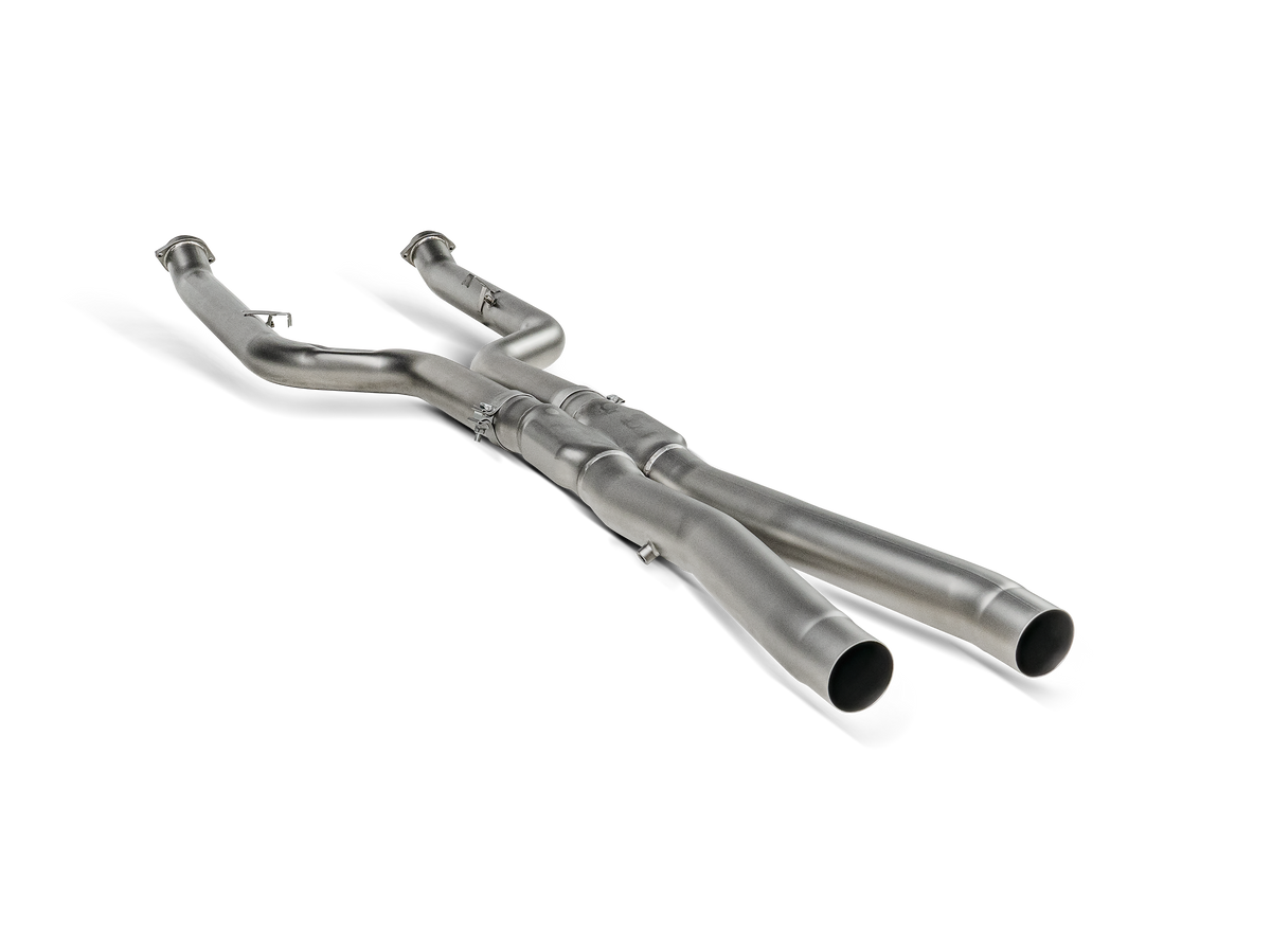 Akrapovič Evolution Link Pipe Set Titanium BMW M5 G90 G99 — produktvisning