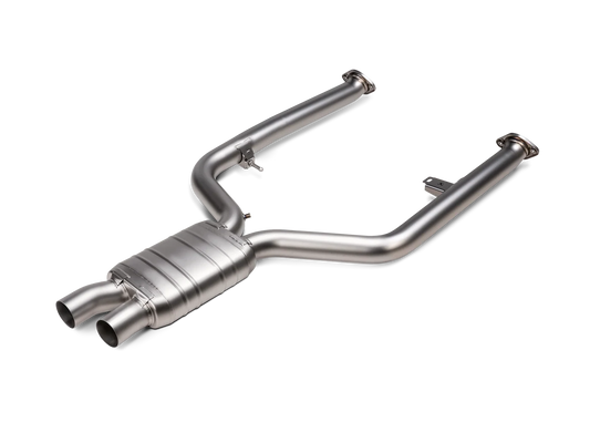 Akrapovic Evolution Link Pipe Set (Titanium) Long — BMW M2 G87 / M3 G80 / M4 G82
