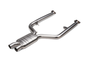 Akrapovic Evolution Link Pipe Set (Titanium) Long — BMW M2 G87 / M3 G80 / M4 G82