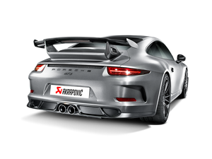 Akrapovič Rear Carbon Fibre Diffuser Porsche 911 GT3 991 — installert