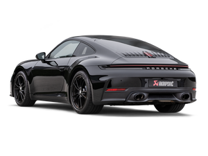 Akrapovic 992.2 Slip-On Line Titan — installert bakparti