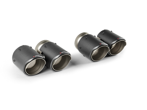 Akrapovič Tail Pipe Set Carbon rund BMW M5 G90 G99 — bilde 1