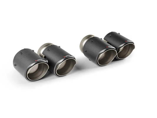 Akrapovič Tail Pipe Set Carbon rund BMW M5 G90 G99 — bilde 1