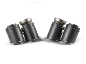 Akrapovič Tail Pipe Set Carbon rund BMW M5 G90 G99 — bilde 2