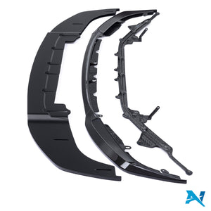 Alpha-N BMW M2 G87 karbon frontspoiler "Class 3" med Adjustable Splitter