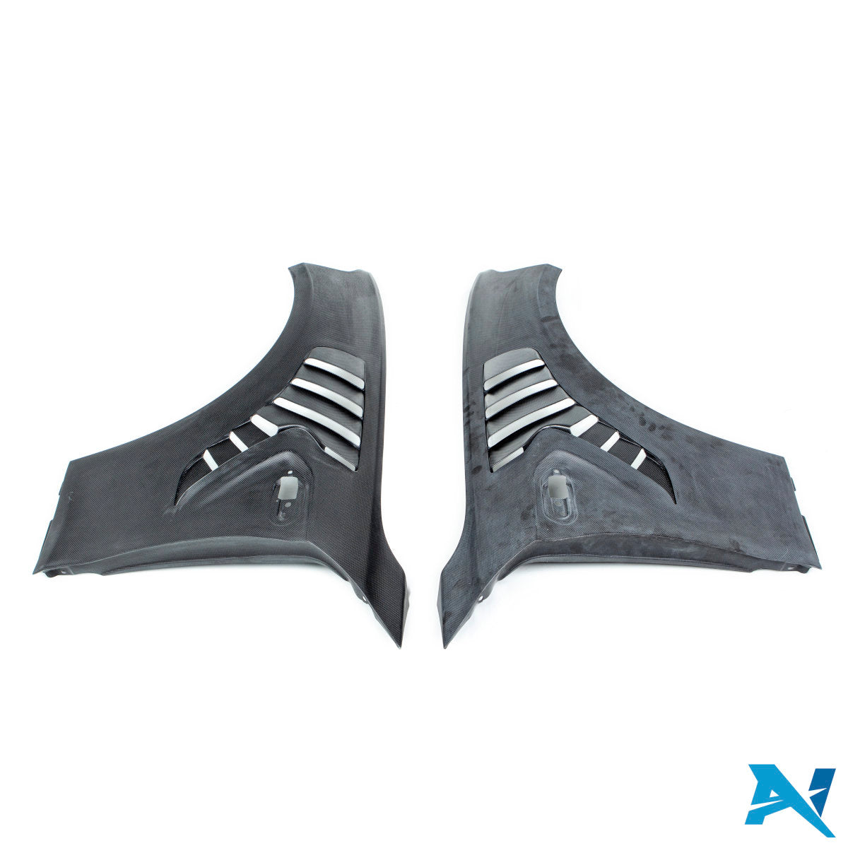 Alpha-N BMW M2 F87 karbon Mudguard sett med Air Vent