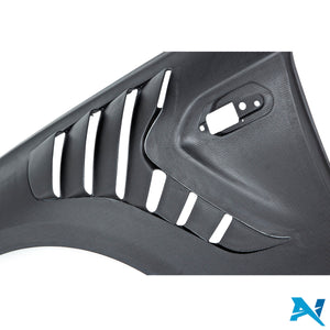 Alpha-N BMW M2 F87 karbon Mudguard sett med Air Vent