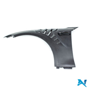 Alpha-N BMW M2 F87 karbon Mudguard sett med Air Vent