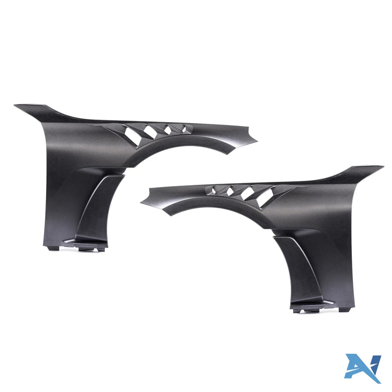 Alpha-N Karbon Skjermforlenger-sett V4 med Blades og Vents — BMW M2 (G87)