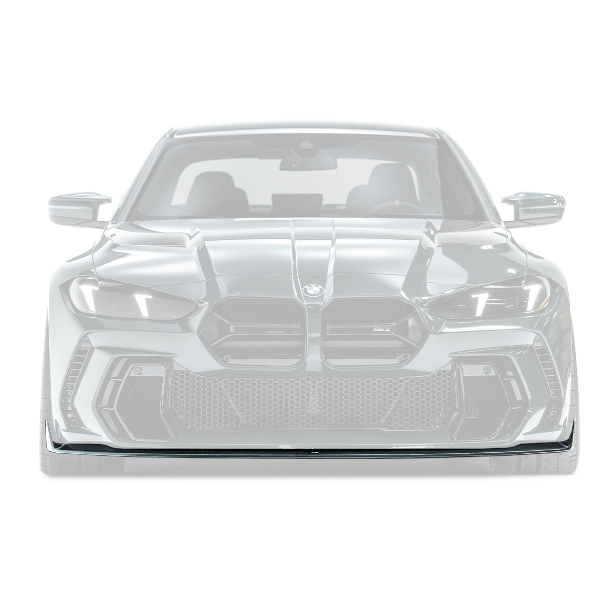 ADRO Carbon Frontlepp V2 BMW M3 G80 — carbon detalj frontparti