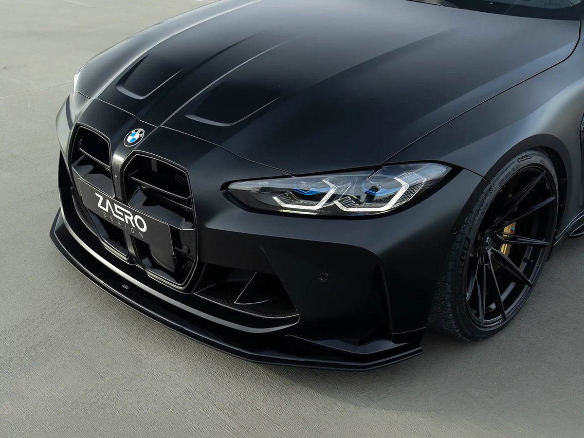 EVO-R Frontsplitter – BMW M3 G80 | G81 & M4 G82 | G83 – adjustable & chassis-mounted – Kong Performance