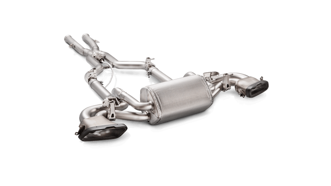 Akrapovic titan cat-back AMG GT