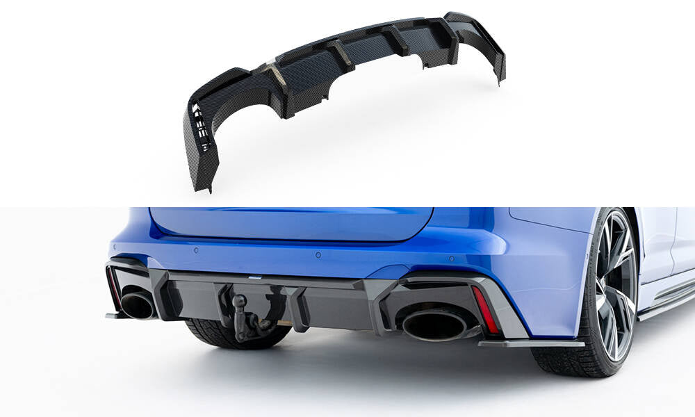 Prepreg Carbon Fiber Bakdiffuser – Audi RS6 / RS7 C8 (2019-2023)