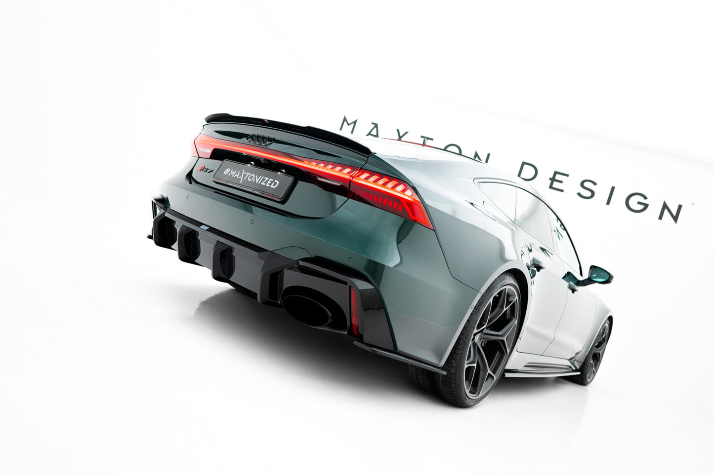 Prepreg Carbon Fiber Bakdiffuser – Audi RS6 / RS7 C8 (2019-2023)