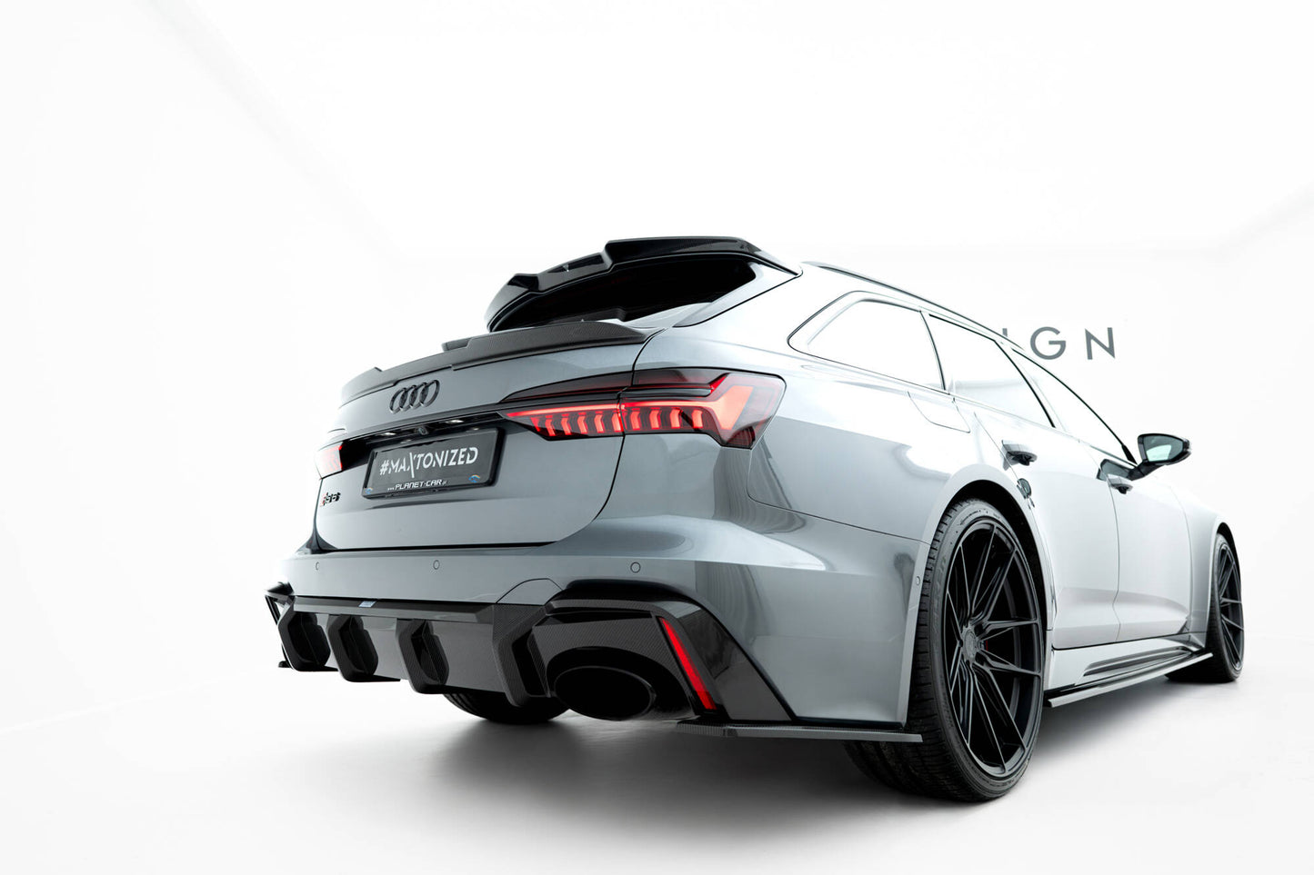 Prepreg Carbon Tailgate Spoiler (Lower) – Audi RS6 C8 (2019-2023)