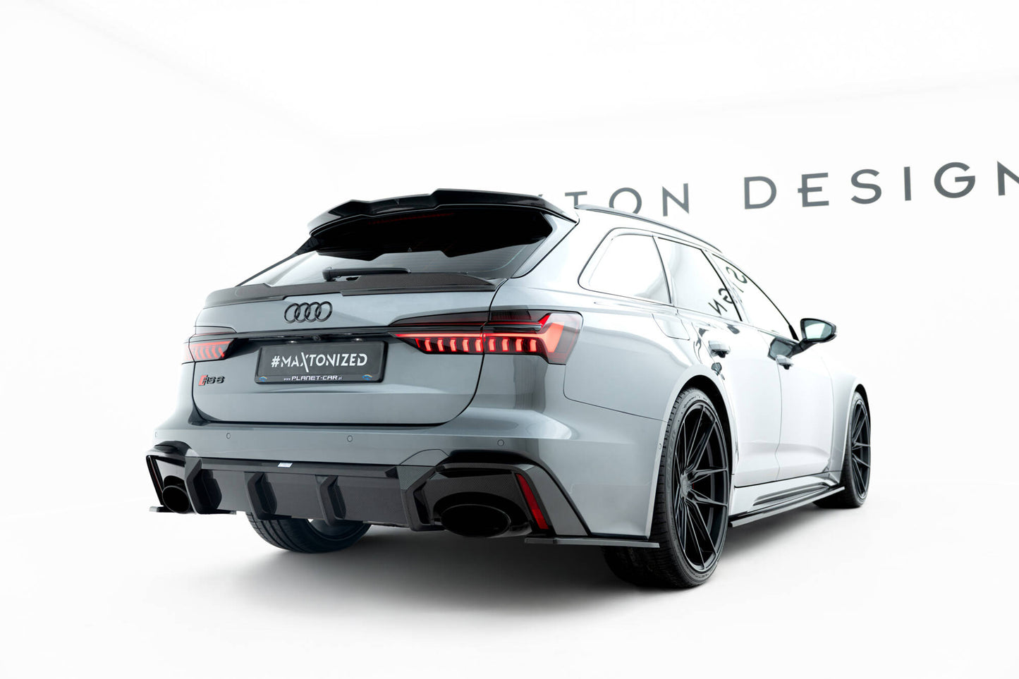 Prepreg Carbon Fiber Tailgate Spoiler (Upper) – Audi RS6 C8 (2019-2024)