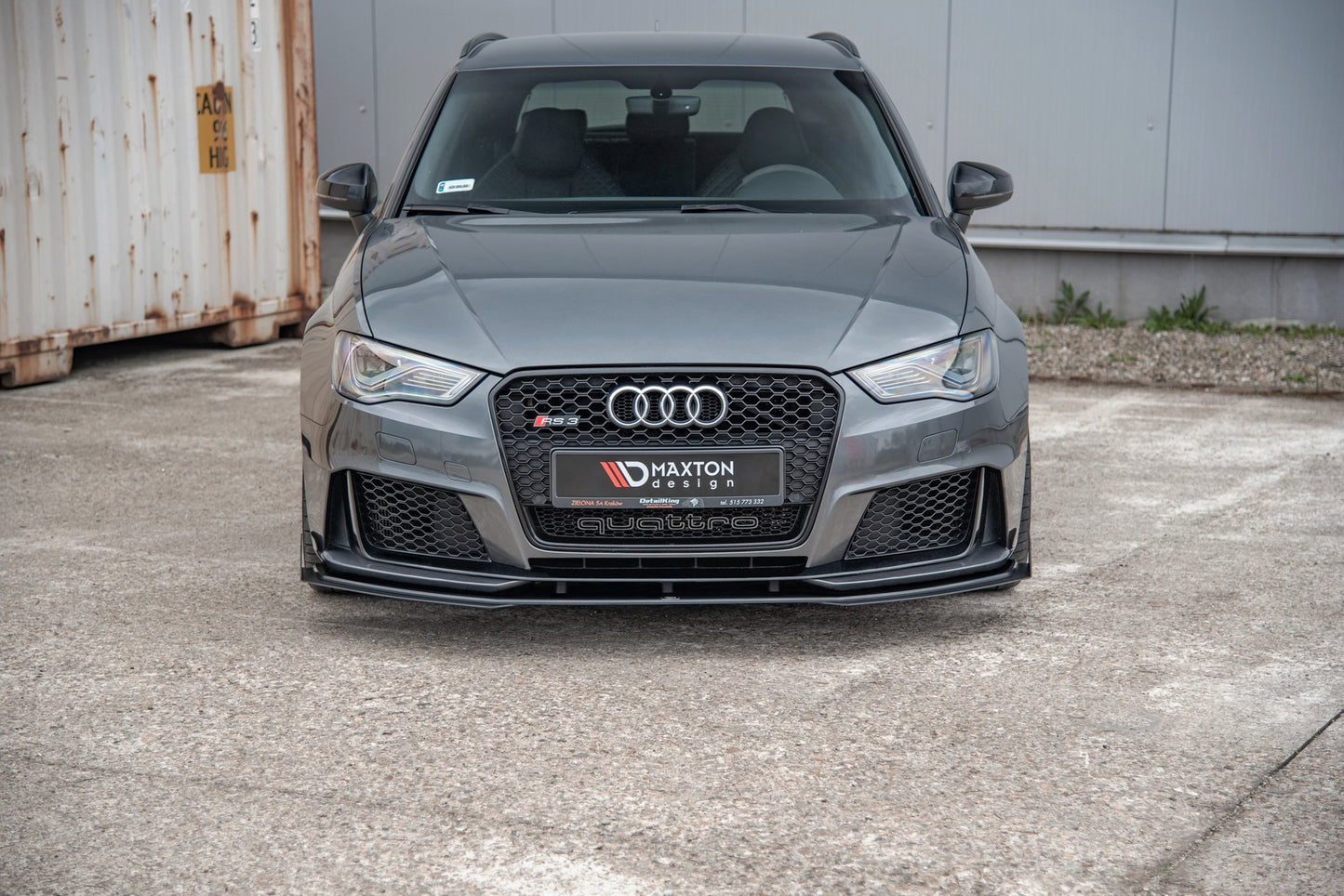 Street Pro Front Splitter + Flaps – Audi RS3 8V Sportback (2013-2016)