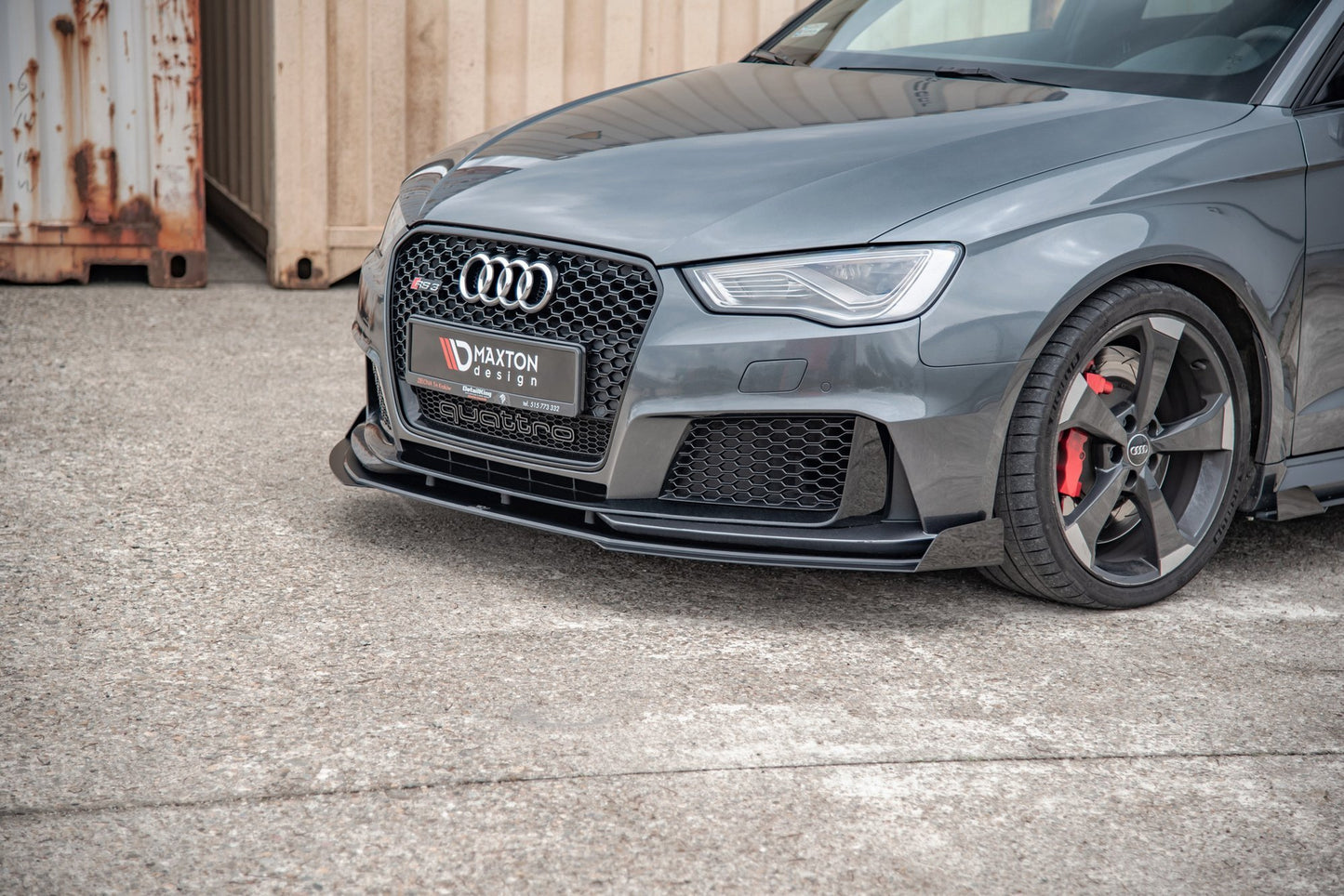 Street Pro Front Splitter + Flaps – Audi RS3 8V Sportback (2013-2016)