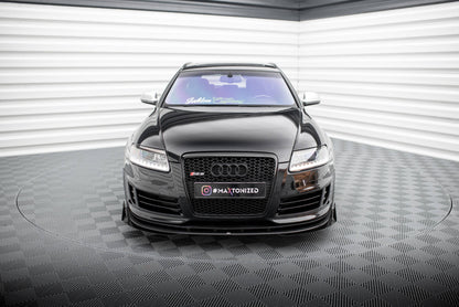 Front Splitter + Flaps – Audi RS6 Avant C6 (2007-2010)